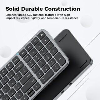 Foto 4 | Teclado Bluetooth Iclever Bk20 Con Teclado Numérico Recargable - Venta Internacional.