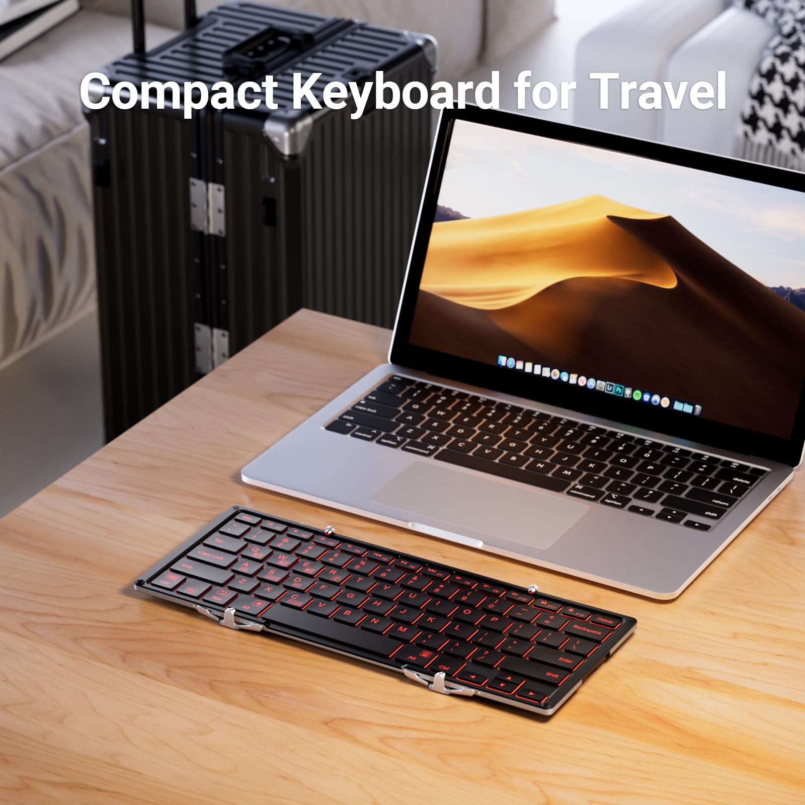 Foto 7 | Teclado Plegable Iclever Bk05 Inalámbrico Con Luz De Fondo - Venta Internacional.