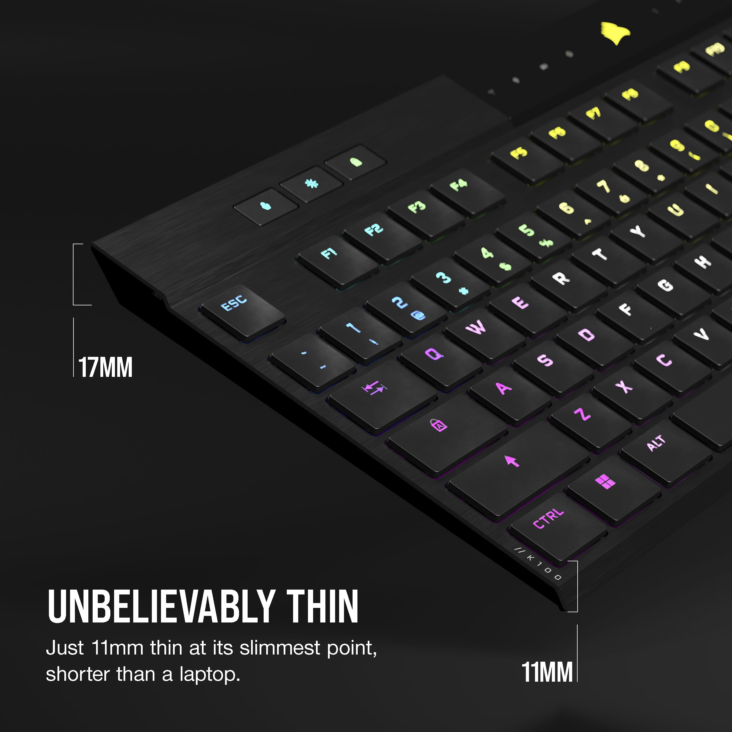 Foto 3 pulgar | Teclado Mecánico Rgb Inalámbrico Corsair K100 Air Para Juegos - Venta Internacional.