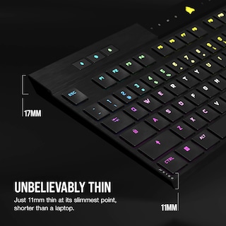 Foto 2 | Teclado Mecánico Rgb Inalámbrico Corsair K100 Air Para Juegos - Venta Internacional.