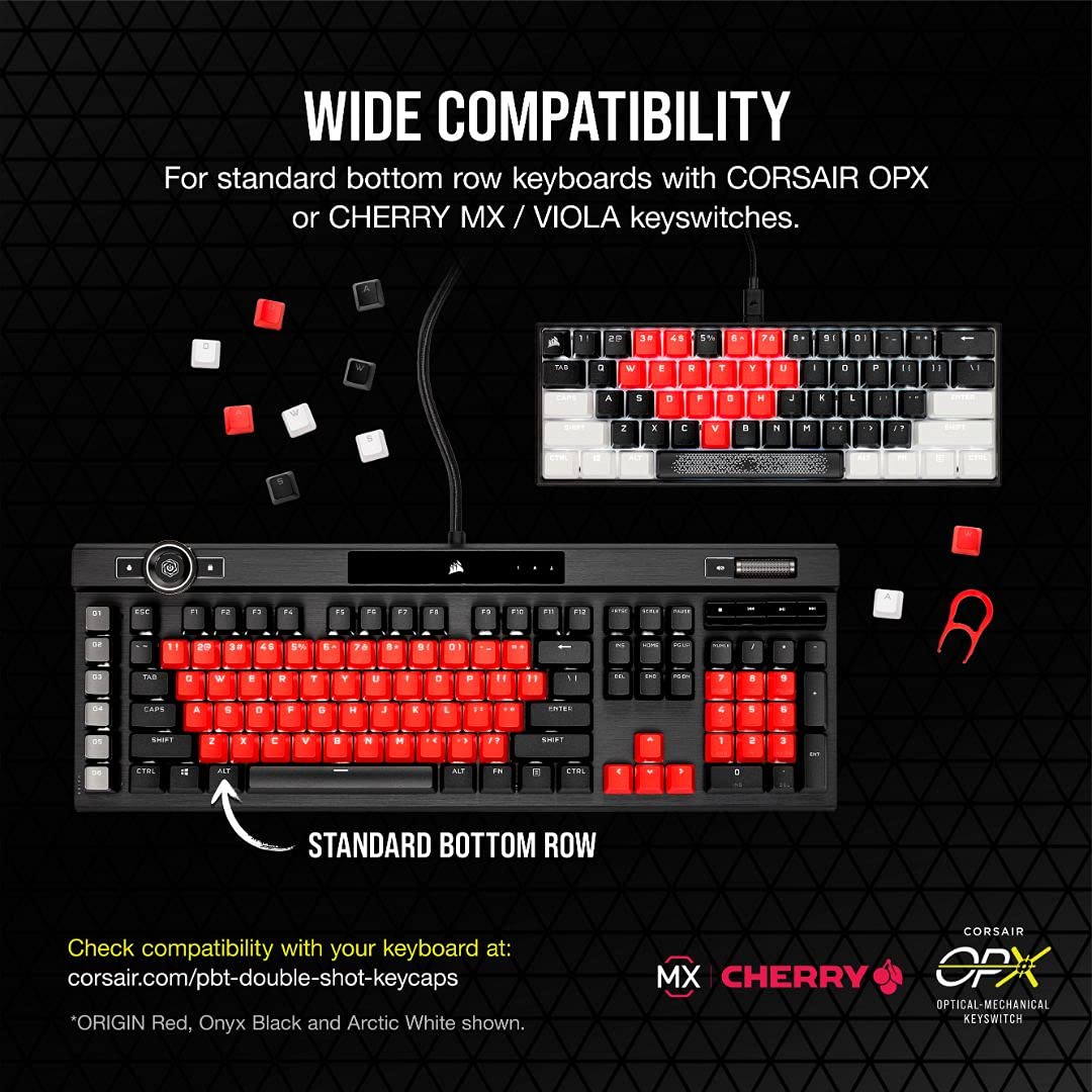 Foto 5 pulgar | Kit de Teclado Corsair PBT Double-shot Pro Origin Red - Venta Internacional