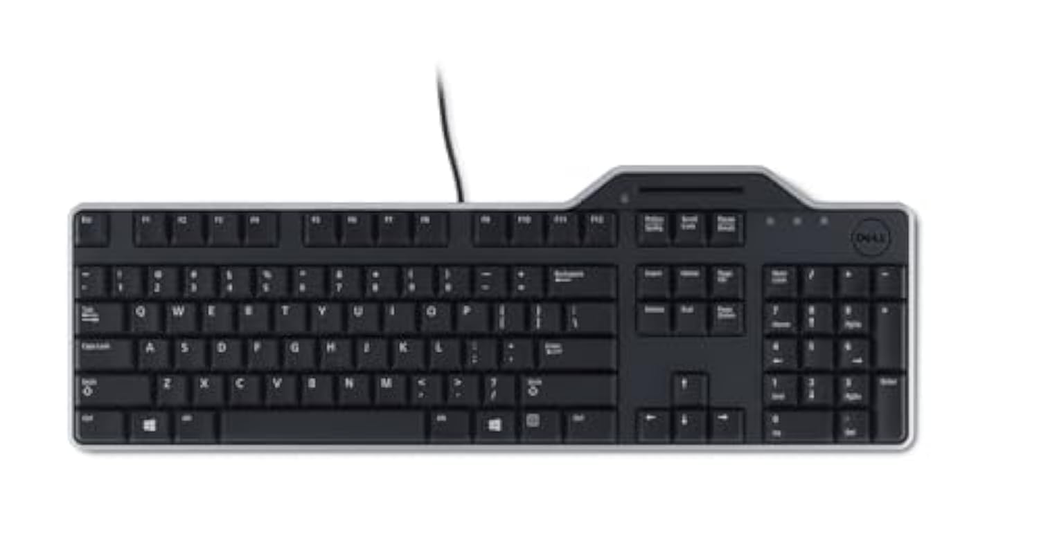 Foto 1 | Teclado Dell Smartcard Usb Con Cable Resistente A Derrames - Venta Internacional.