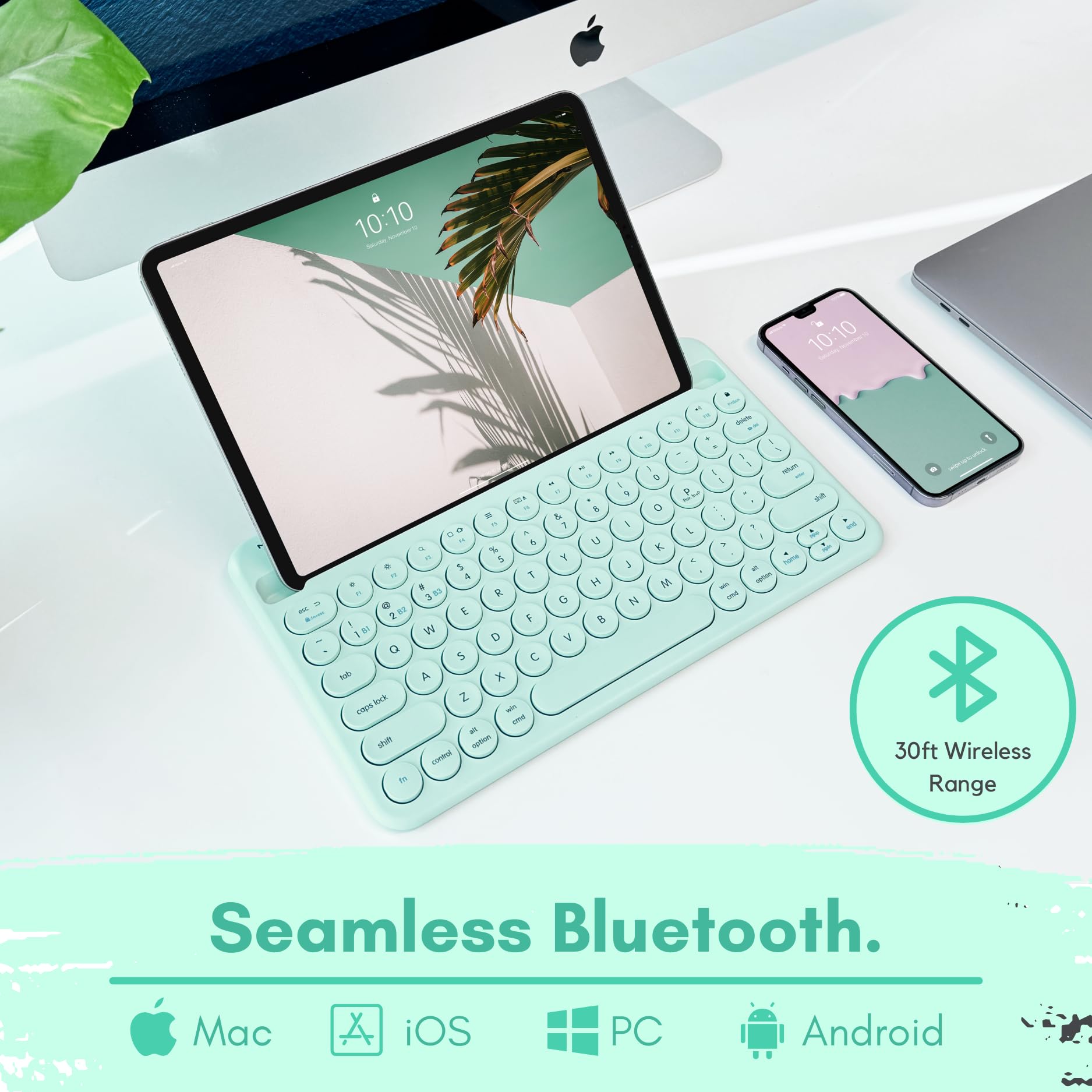 Foto 3 pulgar | Teclado Bluetooth Macally para Tabletas - Venta Internacional