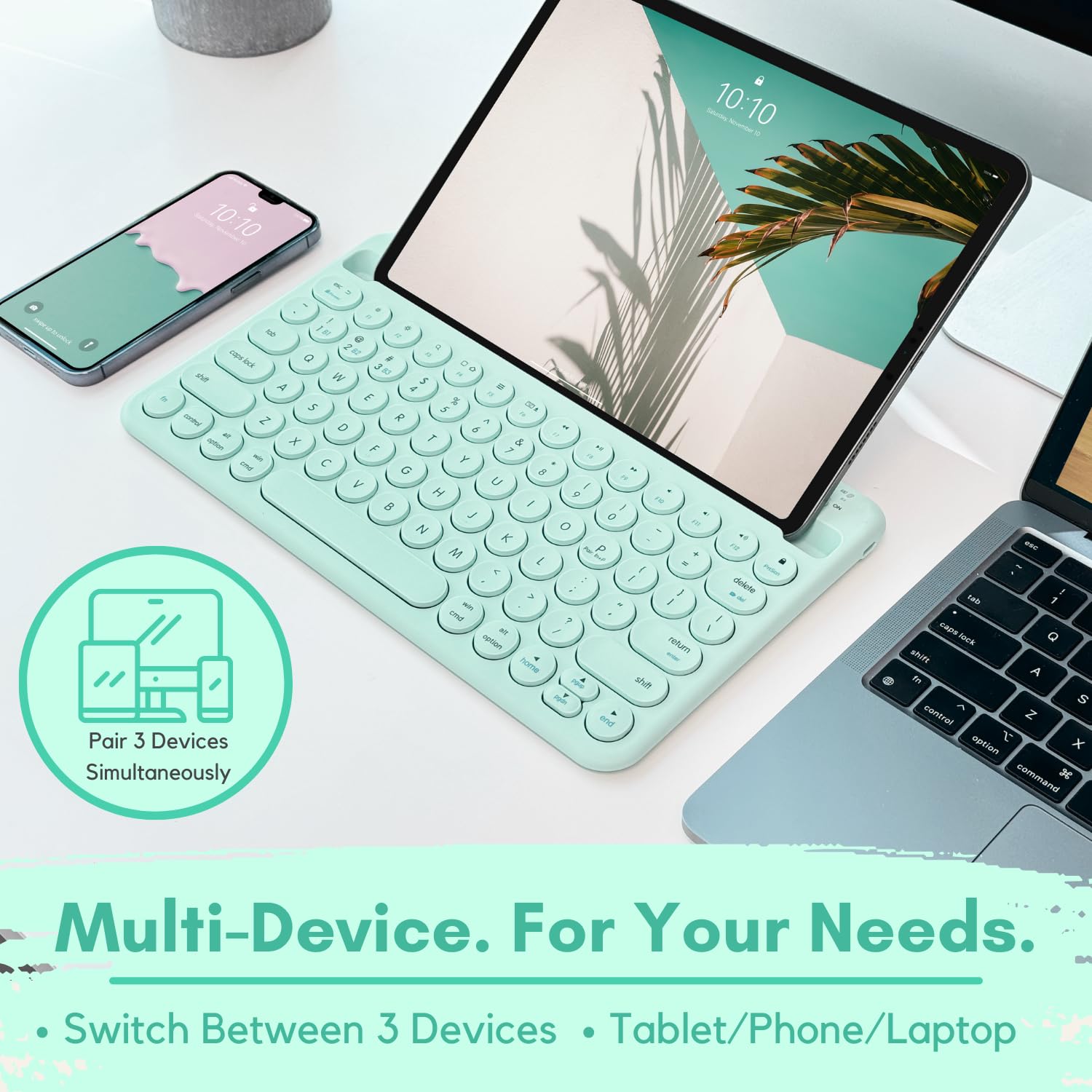 Foto 4 pulgar | Teclado Bluetooth Macally para Tabletas - Venta Internacional