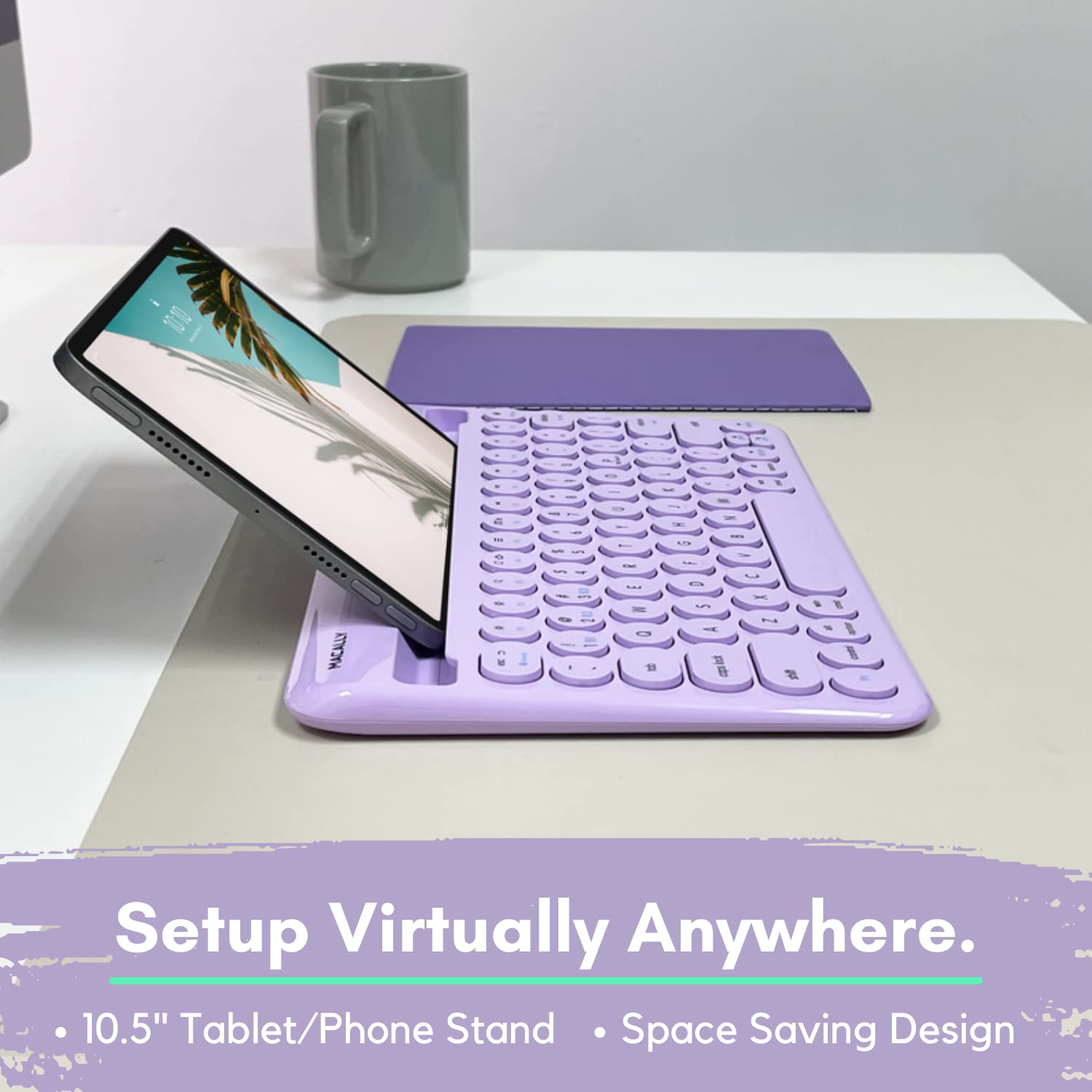 Foto 5 pulgar | Teclado Bluetooth Macally para iPhone y iPad Mini/Air/Pro  - Venta Internacional