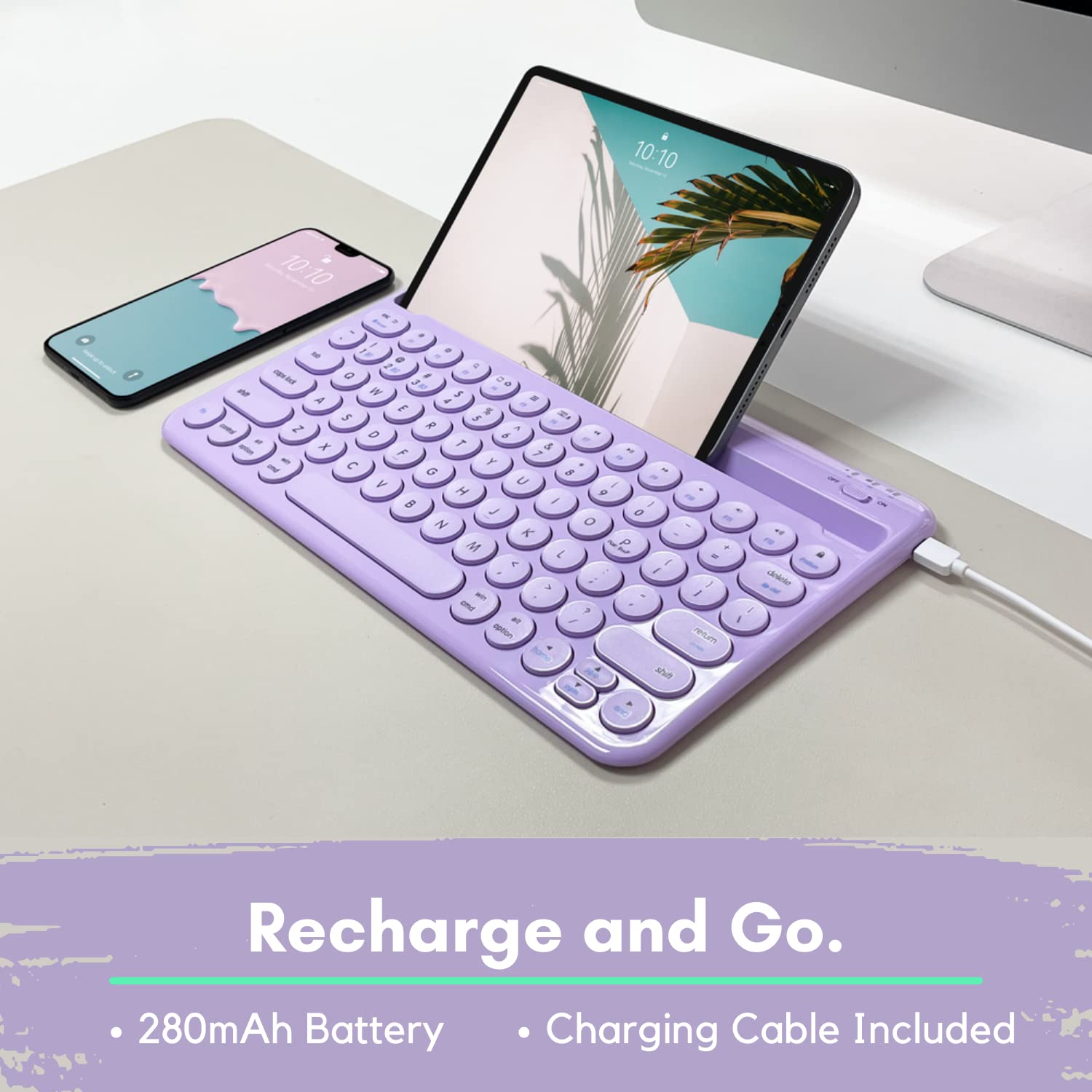 Foto 5 | Teclado Bluetooth Macally para iPhone y iPad Mini/Air/Pro  - Venta Internacional