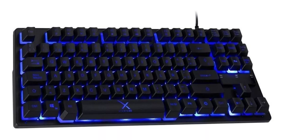 Foto 2 | Teclado Gamer Xzeal Xst-300 Qwerty Español Negro Con Luz 3 Colores
