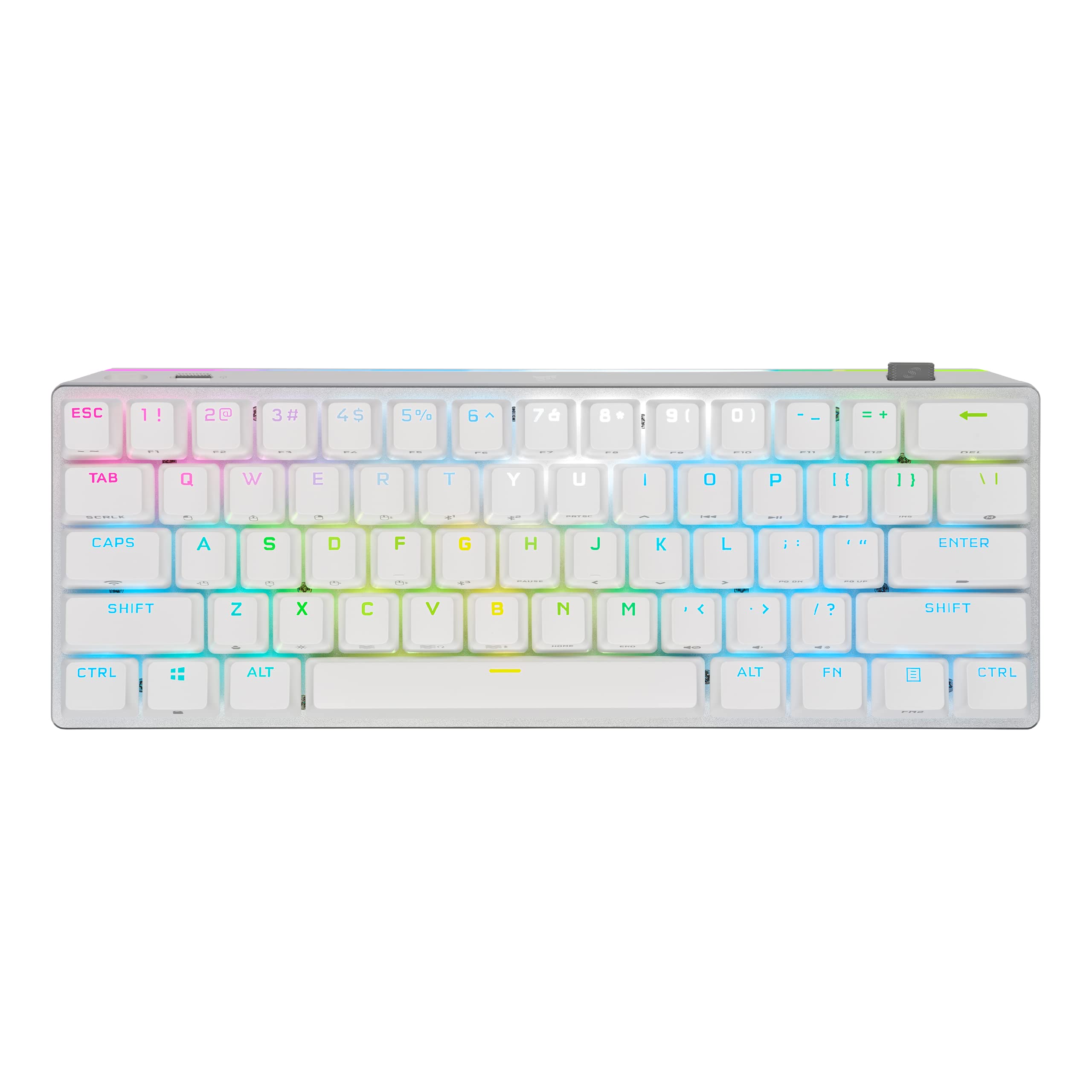 Teclado Corsair K70 Pro Mini Wireless Rgb 60% Qwerty Blanco - Venta Internacional.