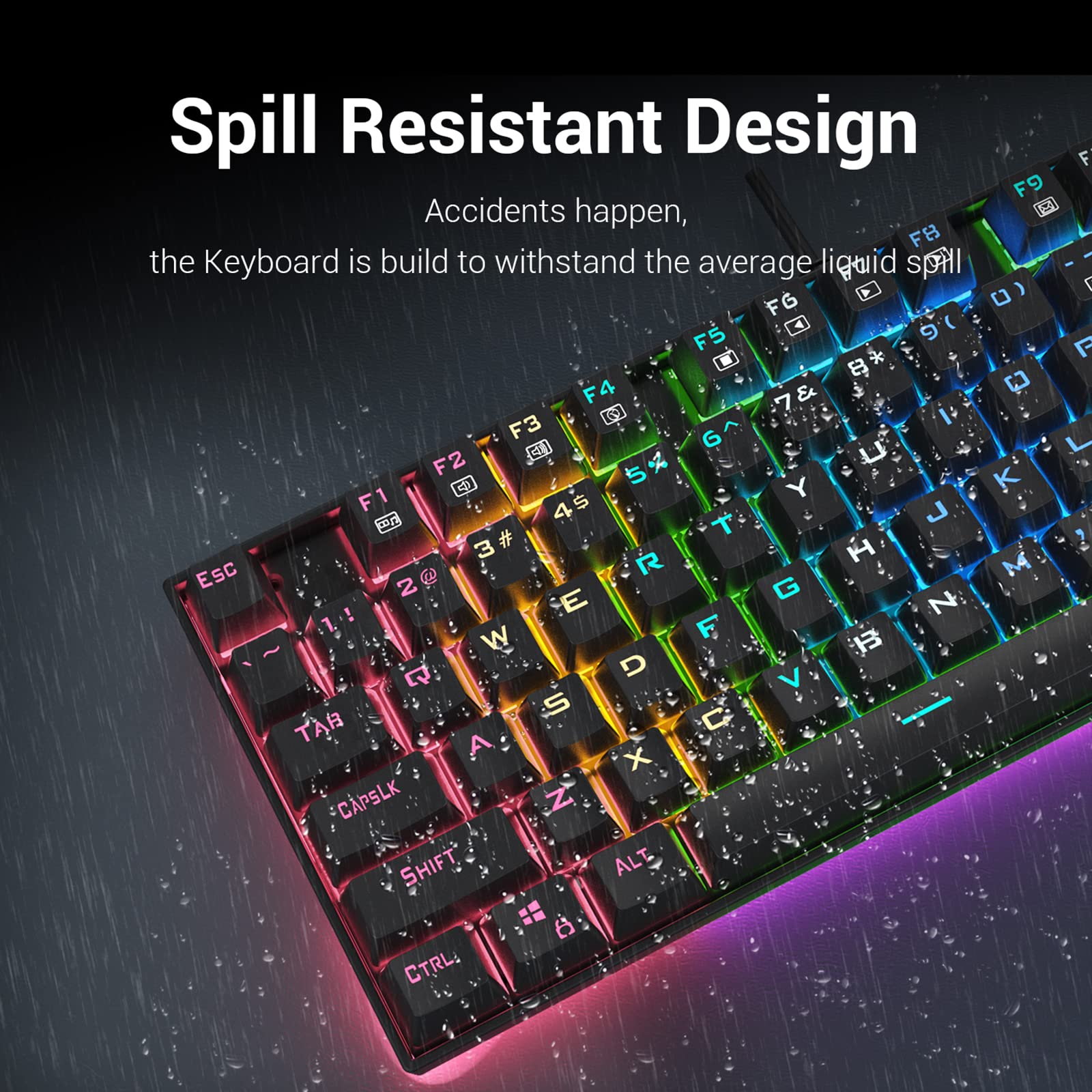 Foto 6 pulgar | Teclado Redragon K552 Pro Kumara Rgb Retroiluminado Por Led Blanco - Venta Internacional.