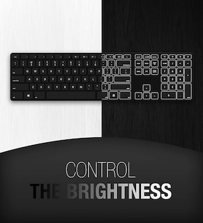Foto 2 | Teclado Delgado Inalámbrico Retroiluminado Matias Fk416pcbtl Para Pc - Venta Internacional.