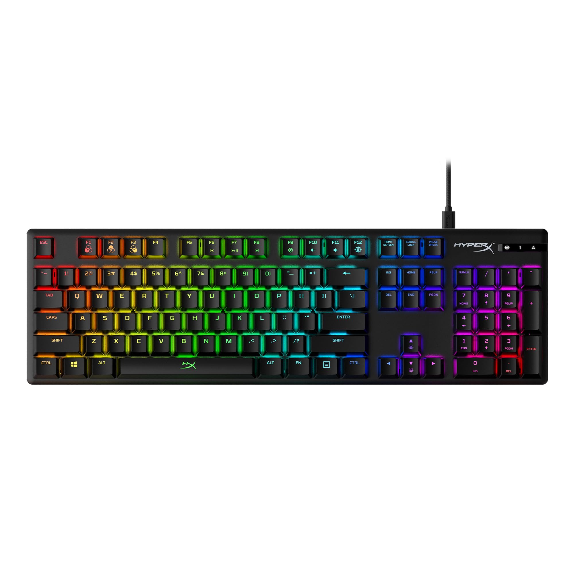 Teclado Mecánico Para Juegos Hyperx Alloy Origins Aqua Switch - Venta Internacional.