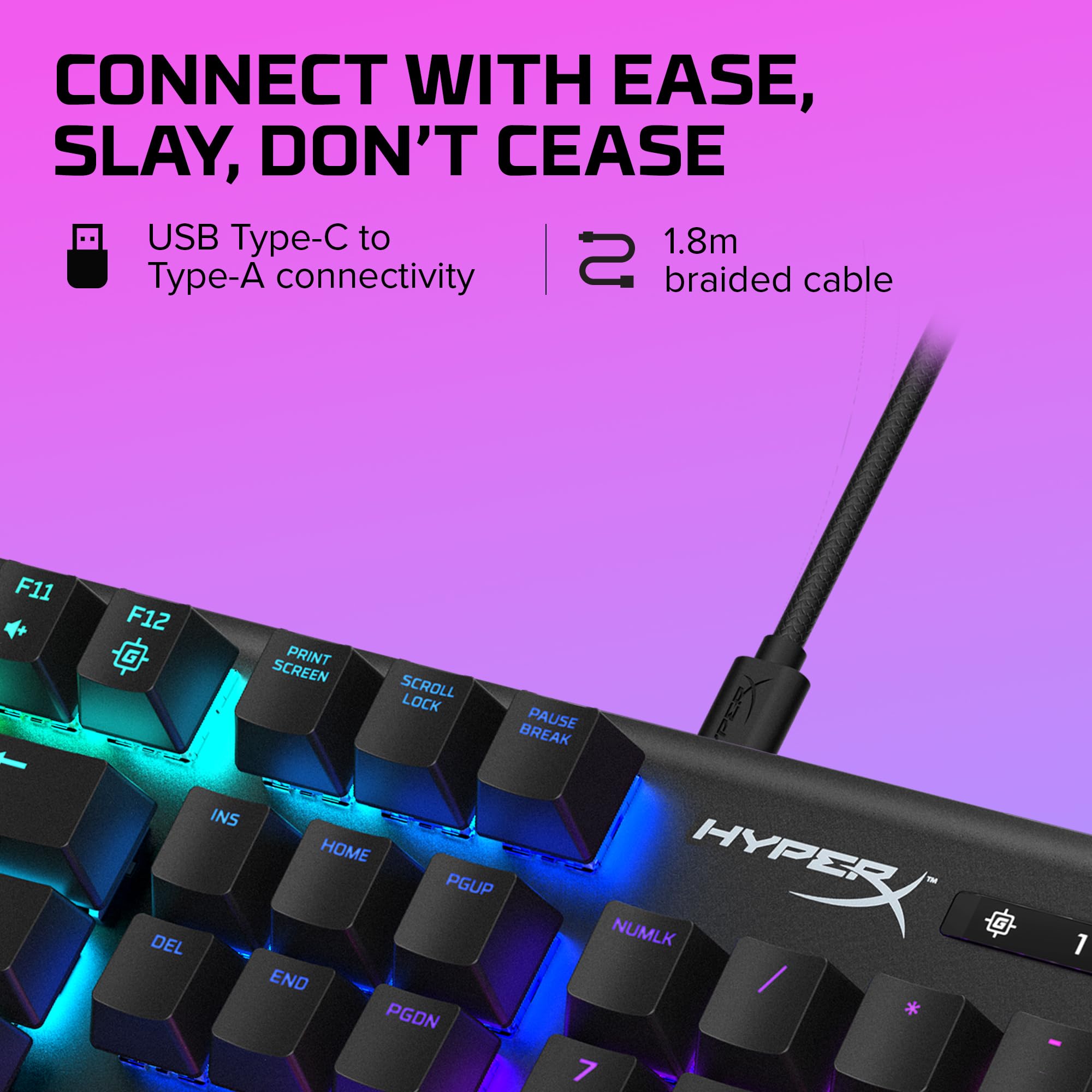 Foto 3 pulgar | Teclado Mecánico Para Juegos Hyperx Alloy Origins Aqua Switch - Venta Internacional.