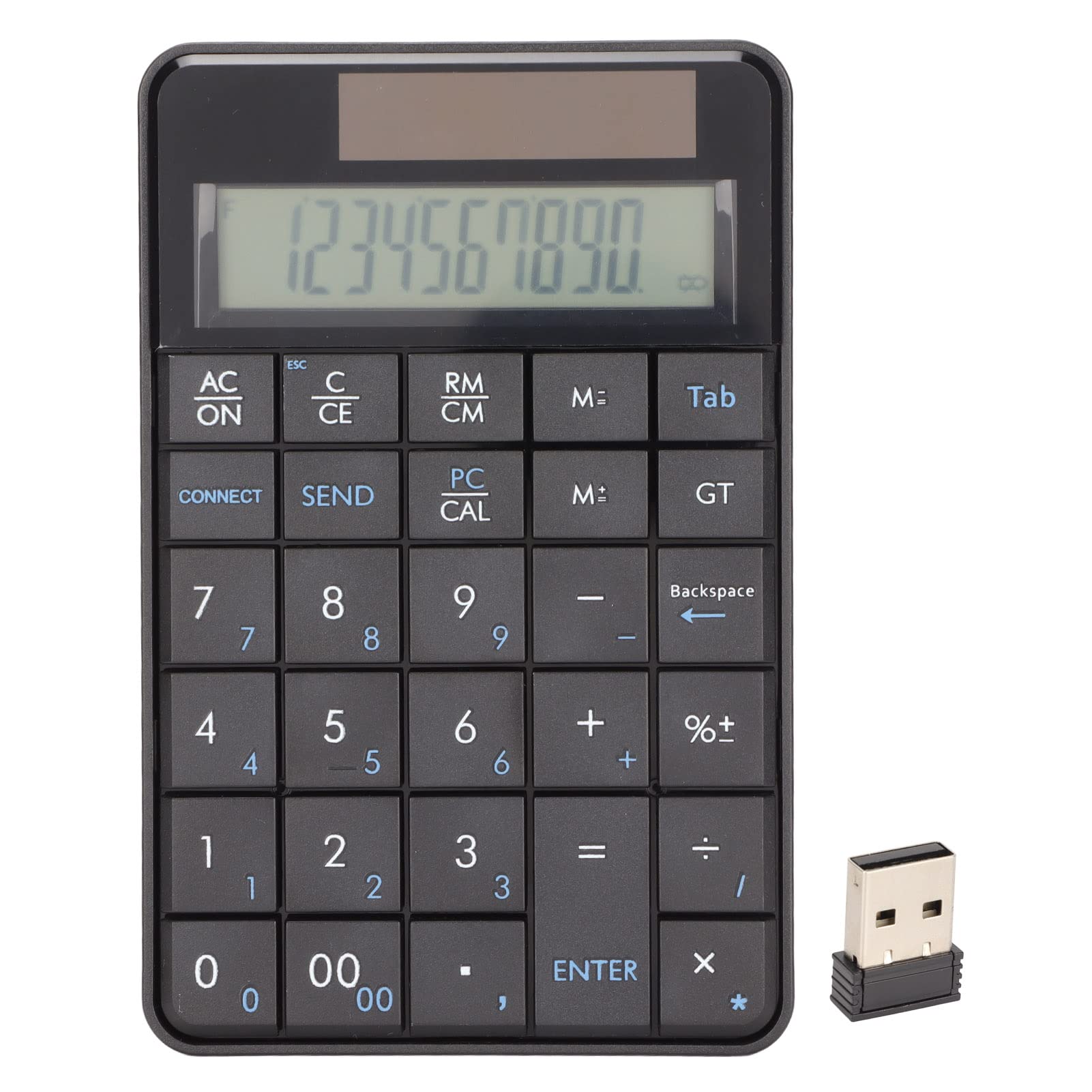 Calculadora Numérica Ashata, 29 Teclas, Usb De 2,4 Ghz Con Pantalla - Venta Internacional.