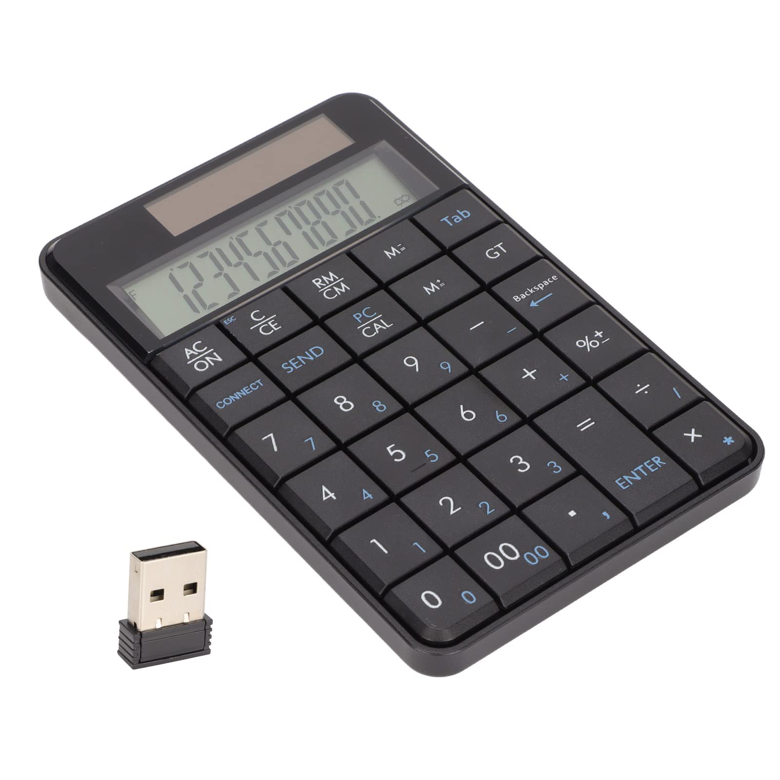 Foto 7 pulgar | Calculadora Numérica Ashata, 29 Teclas, Usb De 2,4 Ghz Con Pantalla - Venta Internacional.