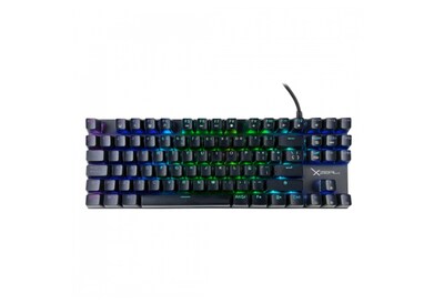 Foto 1 | Teclado Gamer, Teclado Mecánico, Mx Red, Alámbrico, Usb Español, Xzeal Xz1020 Led, Negro