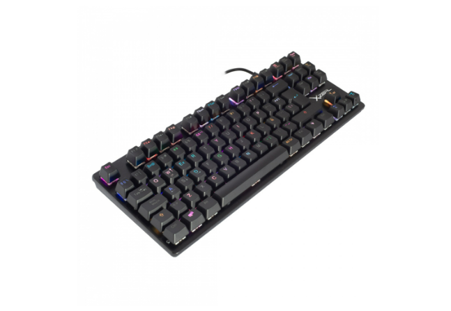 Foto 2 | Teclado Gamer, Teclado Mecánico, Mx Red, Alámbrico, Usb Español, Xzeal Xz1020 Led, Negro