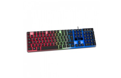 Foto 2 | Teclado Stylos Sttealled1t, Alámbrico, Usb, Negro/transparente (español)