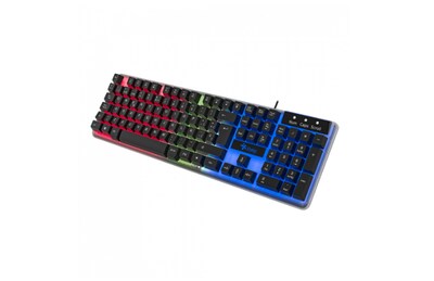 Foto 3 | Teclado Stylos Sttealled1t, Alámbrico, Usb, Negro/transparente (español)