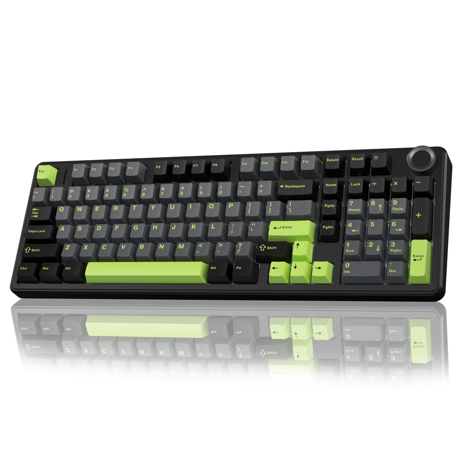 Foto 2 pulgar | Teclado Mecánico Inalámbrico Aula F99 Pro Con Perilla Retroiluminada Rgb - Venta Internacional.