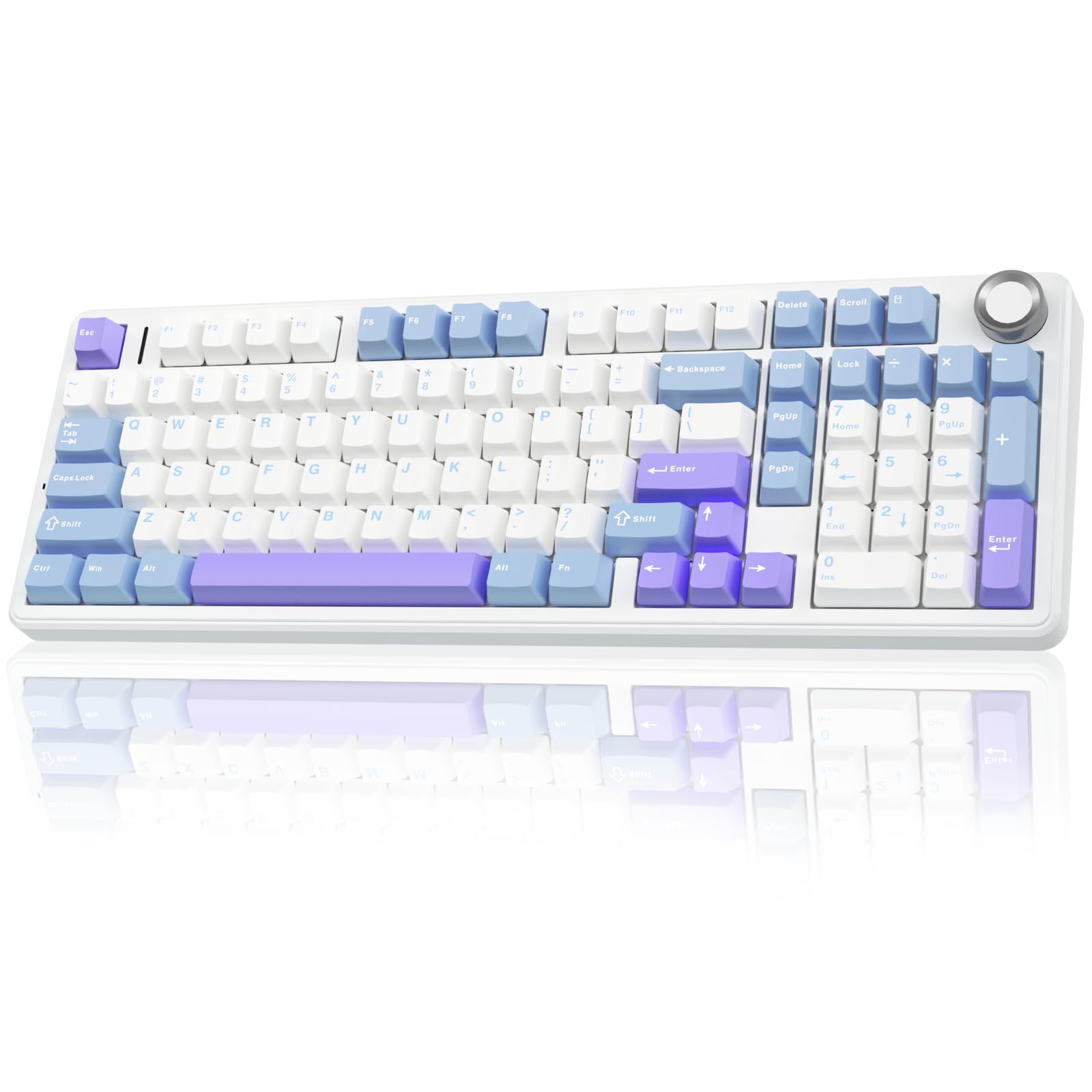 Foto 2 pulgar | Teclado Mecánico Inalámbrico Aula F99 Pro Con Botón Rgb Backli - Venta Internacional.
