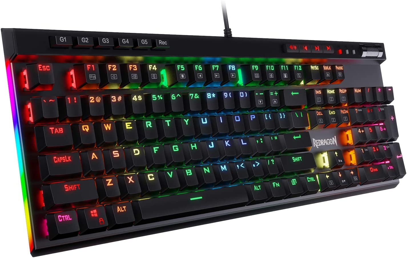 Teclado Mecánico Para Juegos Redragon K580 Vata Rgb Led - Venta Internacional.