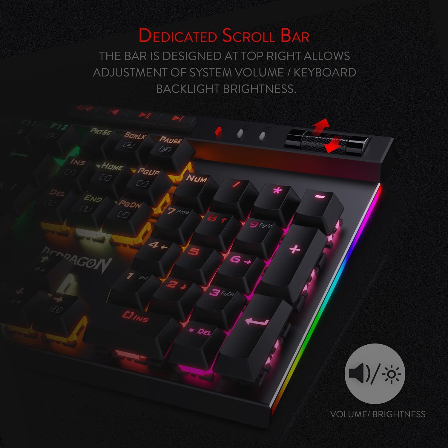 Foto 5 pulgar | Teclado Mecánico Para Juegos Redragon K580 Vata Rgb Led - Venta Internacional.