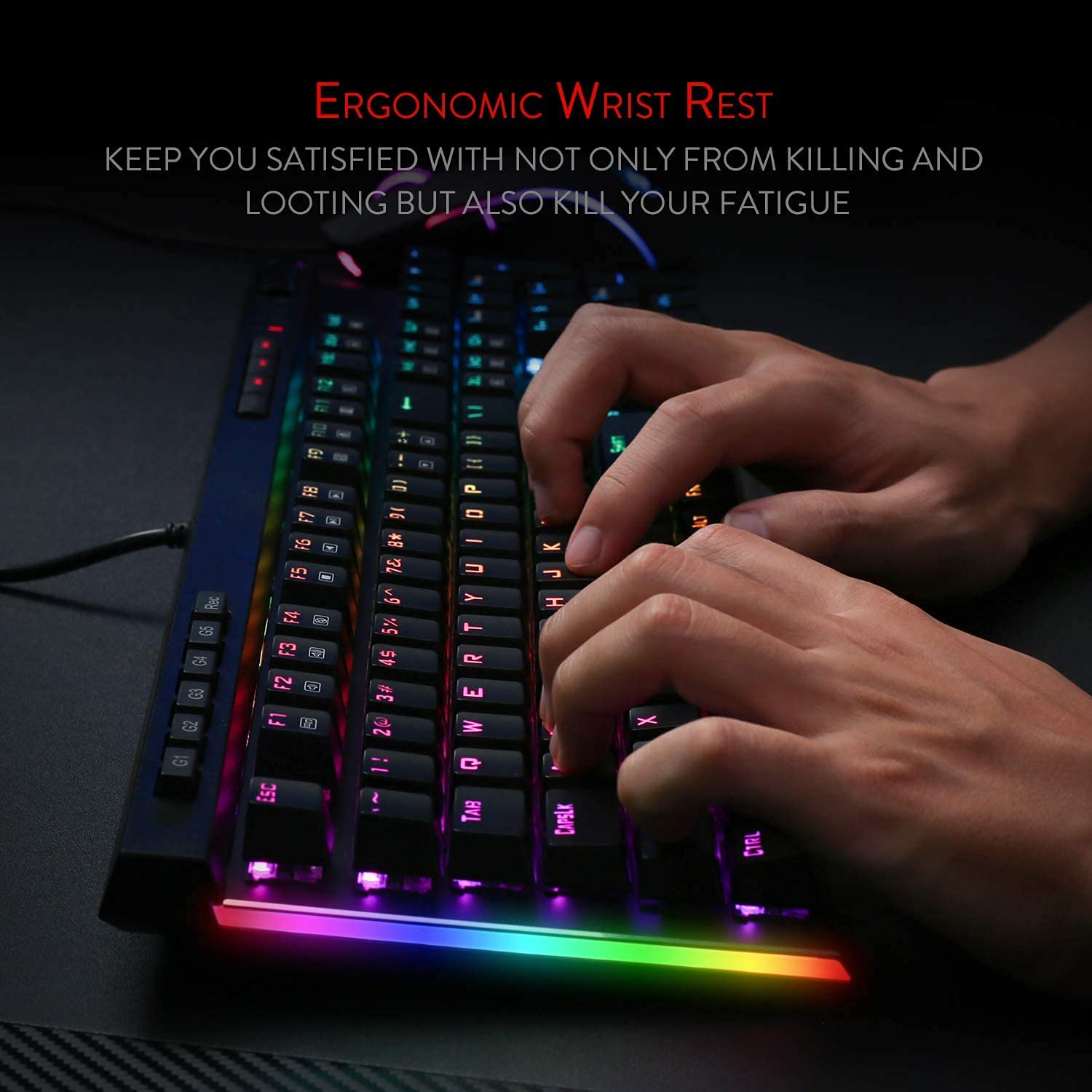 Foto 8 pulgar | Teclado Mecánico Para Juegos Redragon K580 Vata Rgb Led - Venta Internacional.