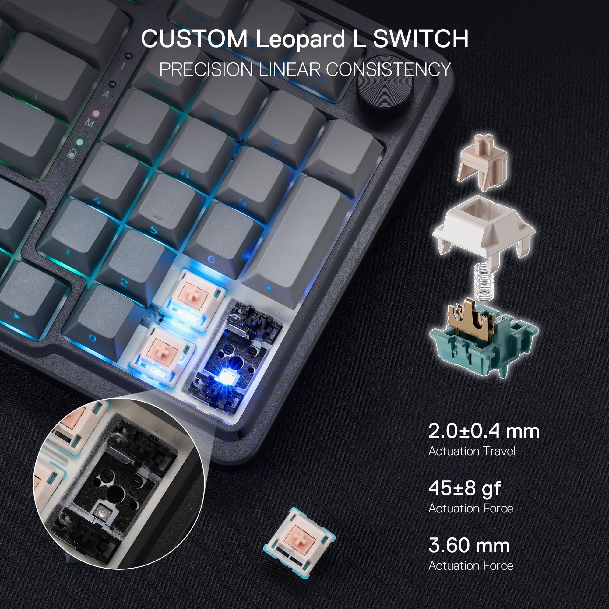 Foto 6 pulgar | Teclado Para Juegos Redragon K686 Pro 98 Teclas Rgb Inalámbrico - Venta Internacional.