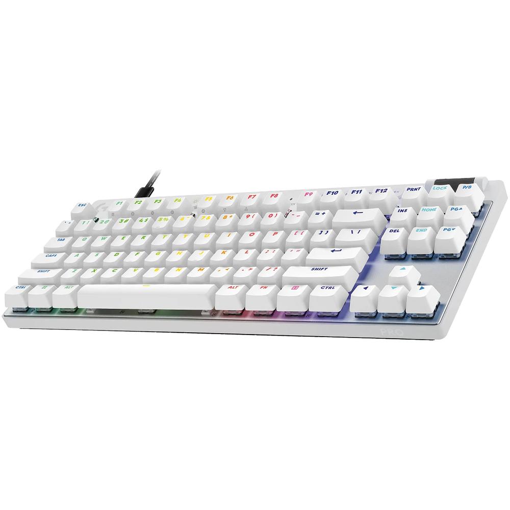 Foto 2 | Teclado Gamer Logitech X Tkl Rapid Switch Magnetico Analogico Rgb Bluetooth Usb Idioma Ingles Blanco