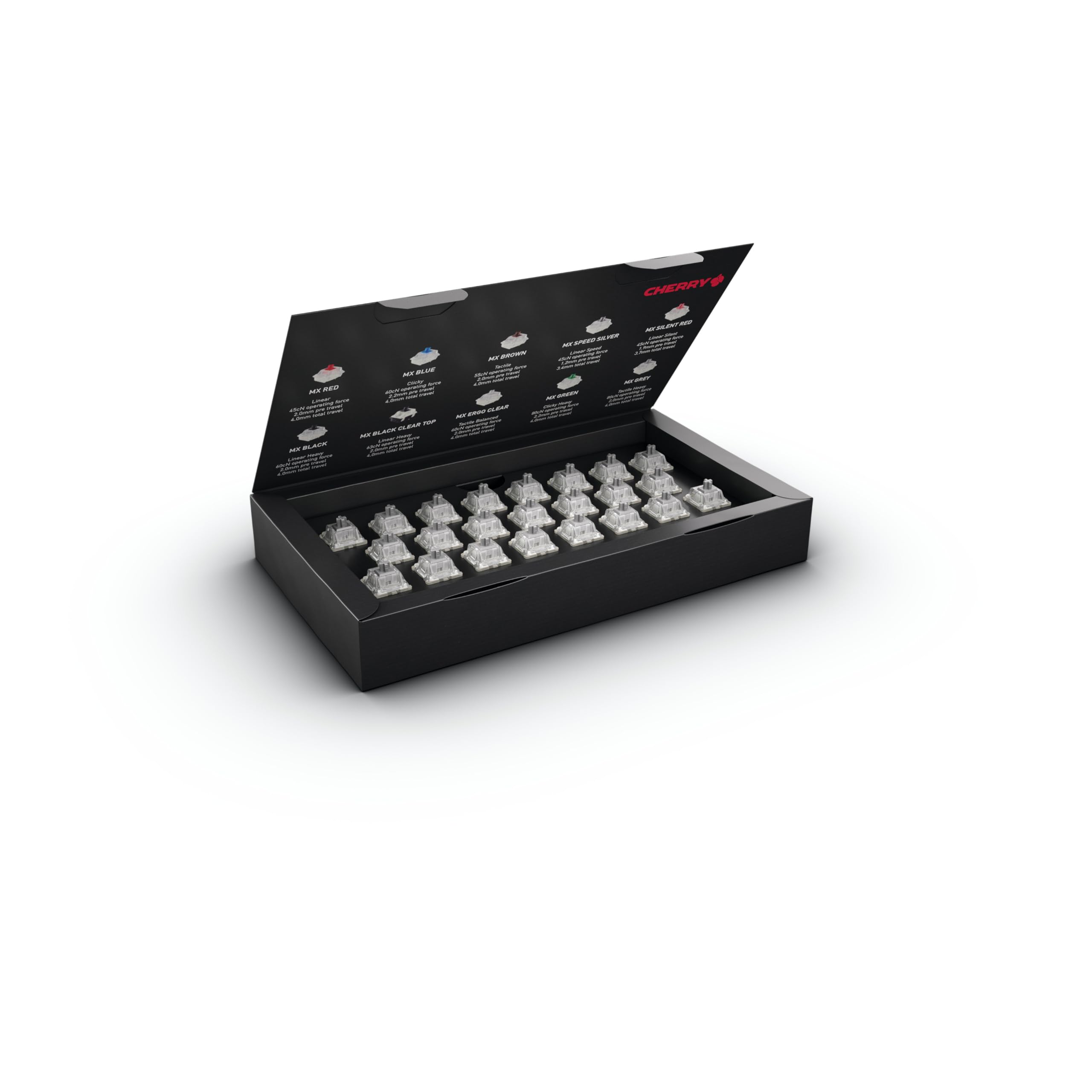 Foto 2 pulgar | Kit De Interruptores Mecánicos Para Teclado Cherry Mx Rgb Speed Silver - Venta Internacional.