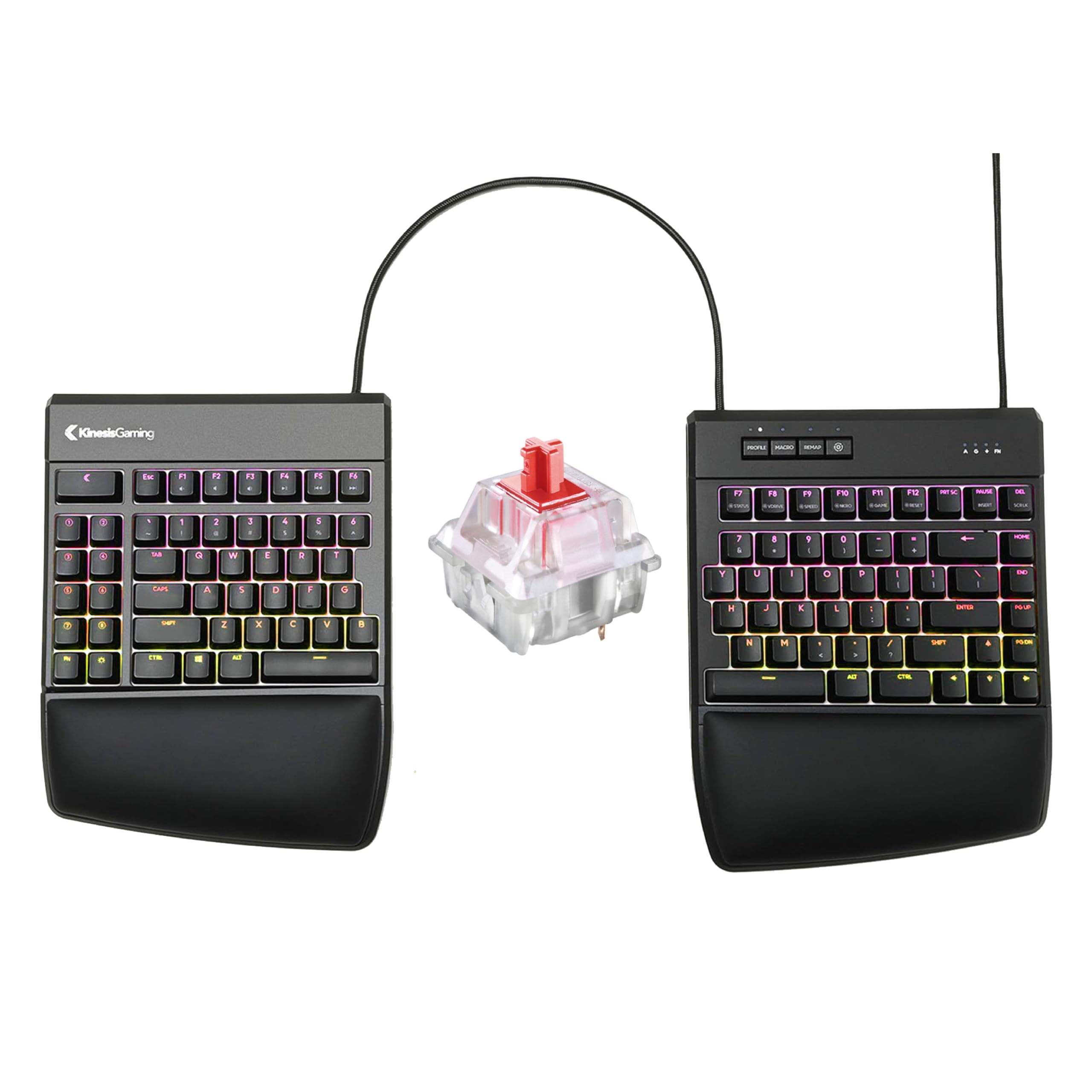 Foto 2 pulgar | Teclado Mecánico Kinesis Gaming Freestyle Edge Rgb - Venta Internacional.