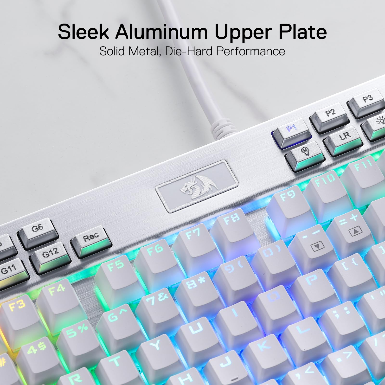 Foto 6 pulgar | Teclado Gaming Redragon K550 Rgb 104 Teclas + 12 Macro G - Venta Internacional.