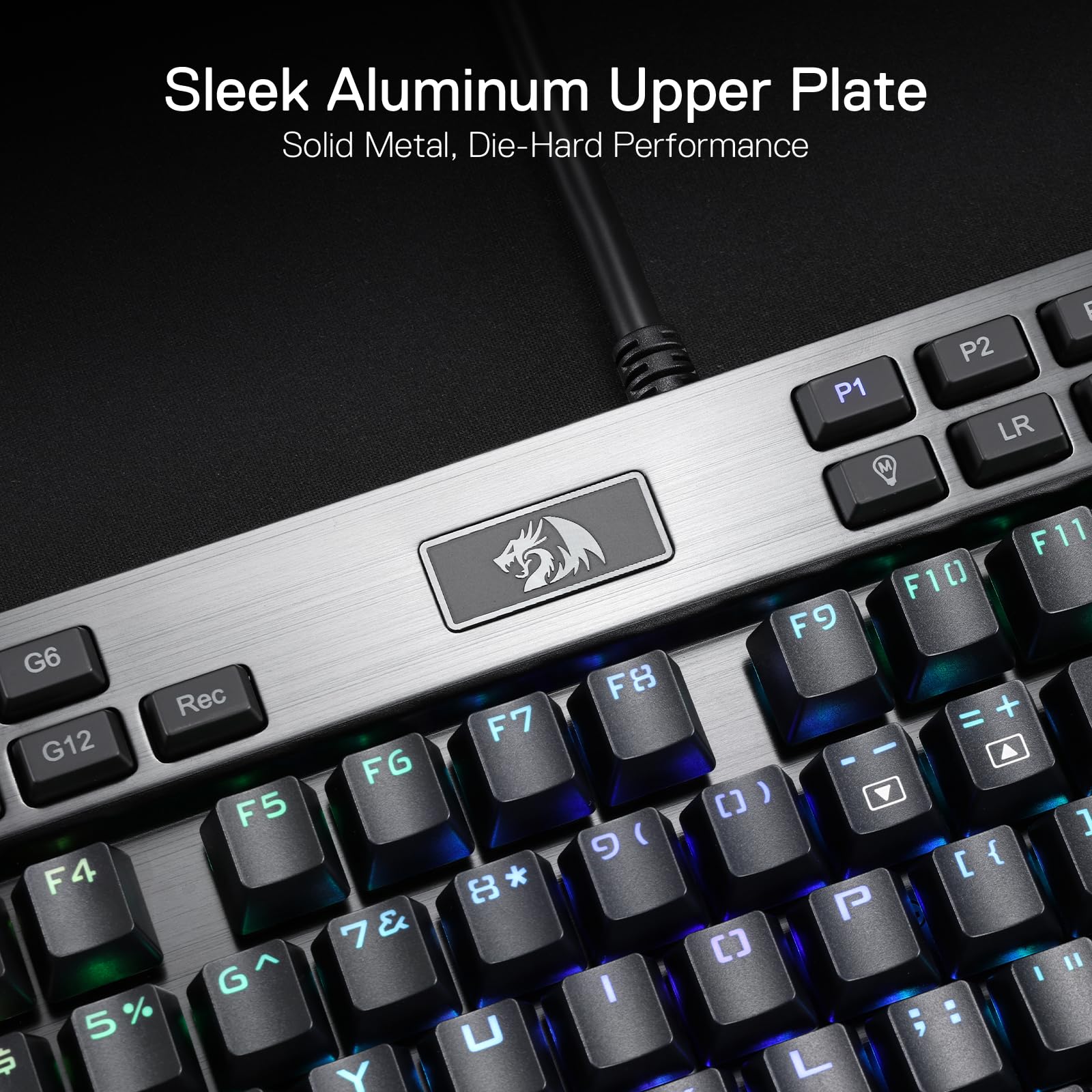 Foto 6 pulgar | Teclado Gaming Redragon K550 Rgb 104 Teclas + 12 Macro G - Venta Internacional.