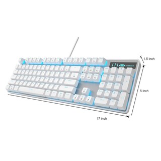 Foto 3 | Teclado Para Juegos Magegee Mechanical Storm Con Interruptores Azules - Venta Internacional.