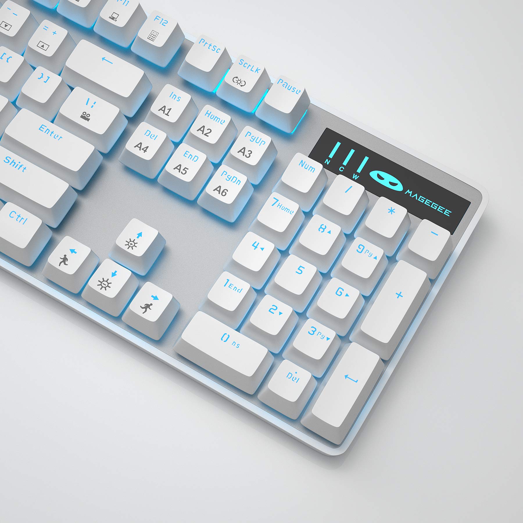 Foto 5 pulgar | Teclado Para Juegos Magegee Mechanical Storm Con Interruptores Azules - Venta Internacional.