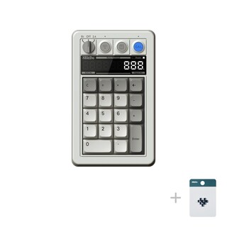 Foto 2 | Tecla Numérica De 8 Bits, 18 Teclas, Retro, Mecánico, Bluetooth, 2,4 G, Con Cable - Venta Internacional.