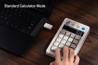 Foto 4 | Tecla Numérica De 8 Bits, 18 Teclas, Retro, Mecánico, Bluetooth, 2,4 G, Con Cable - Venta Internacional.