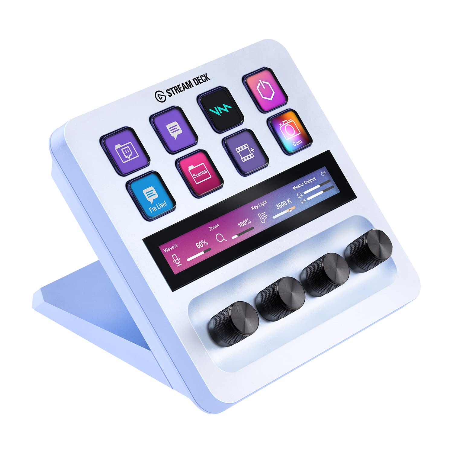Foto 2 pulgar | Controlador Elgato Stream Deck White Para Creadores De Contenido - Venta Internacional.