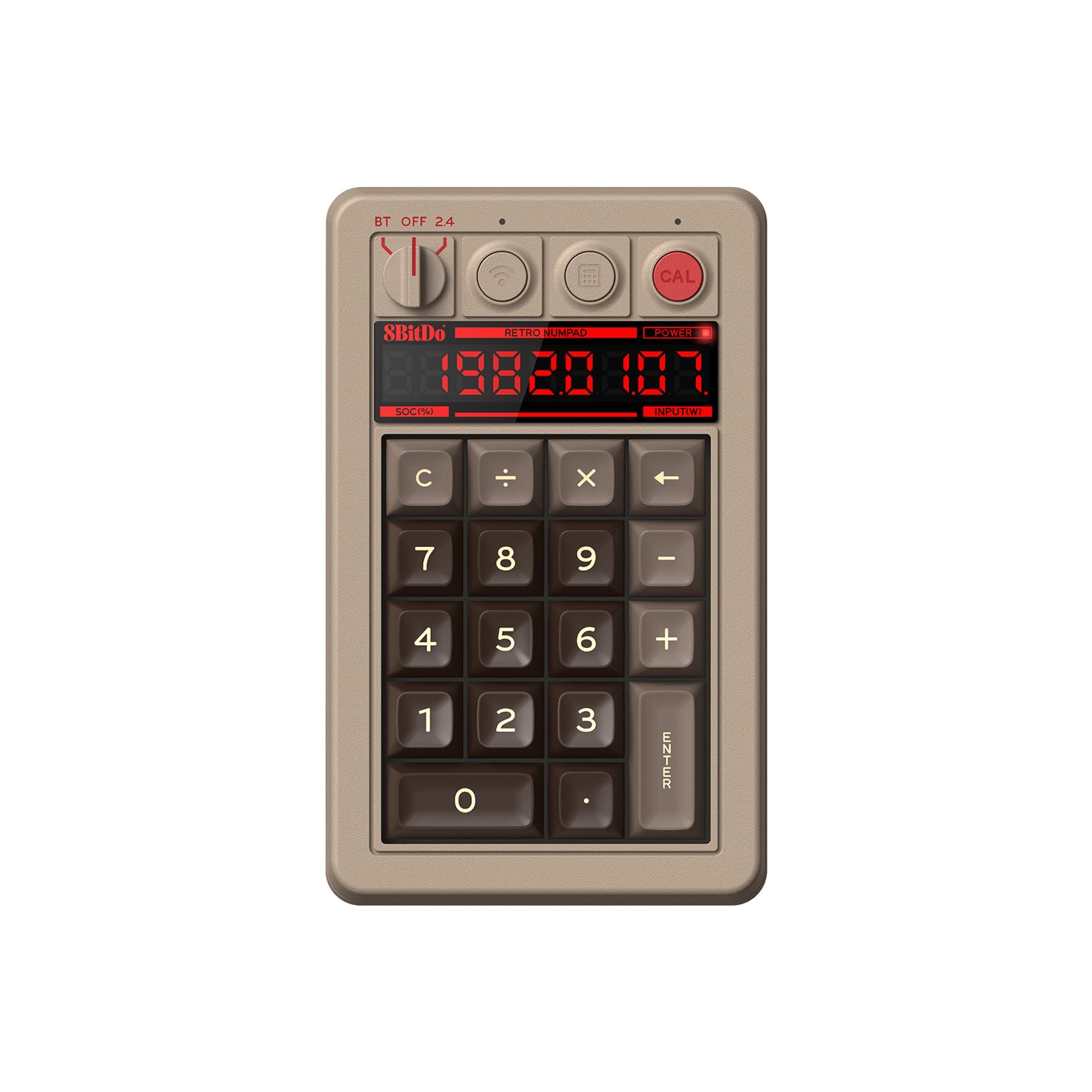 Foto 2 pulgar | Teclado Numérico Mecánico 8bitdo Retro 18 Bluetooth/2.4g/wired C64 - Venta Internacional.