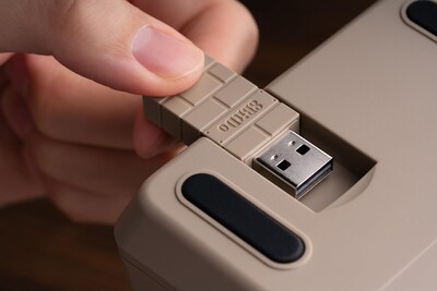 Foto 4 | Teclado Numérico Mecánico 8bitdo Retro 18 Bluetooth/2.4g/wired C64 - Venta Internacional.