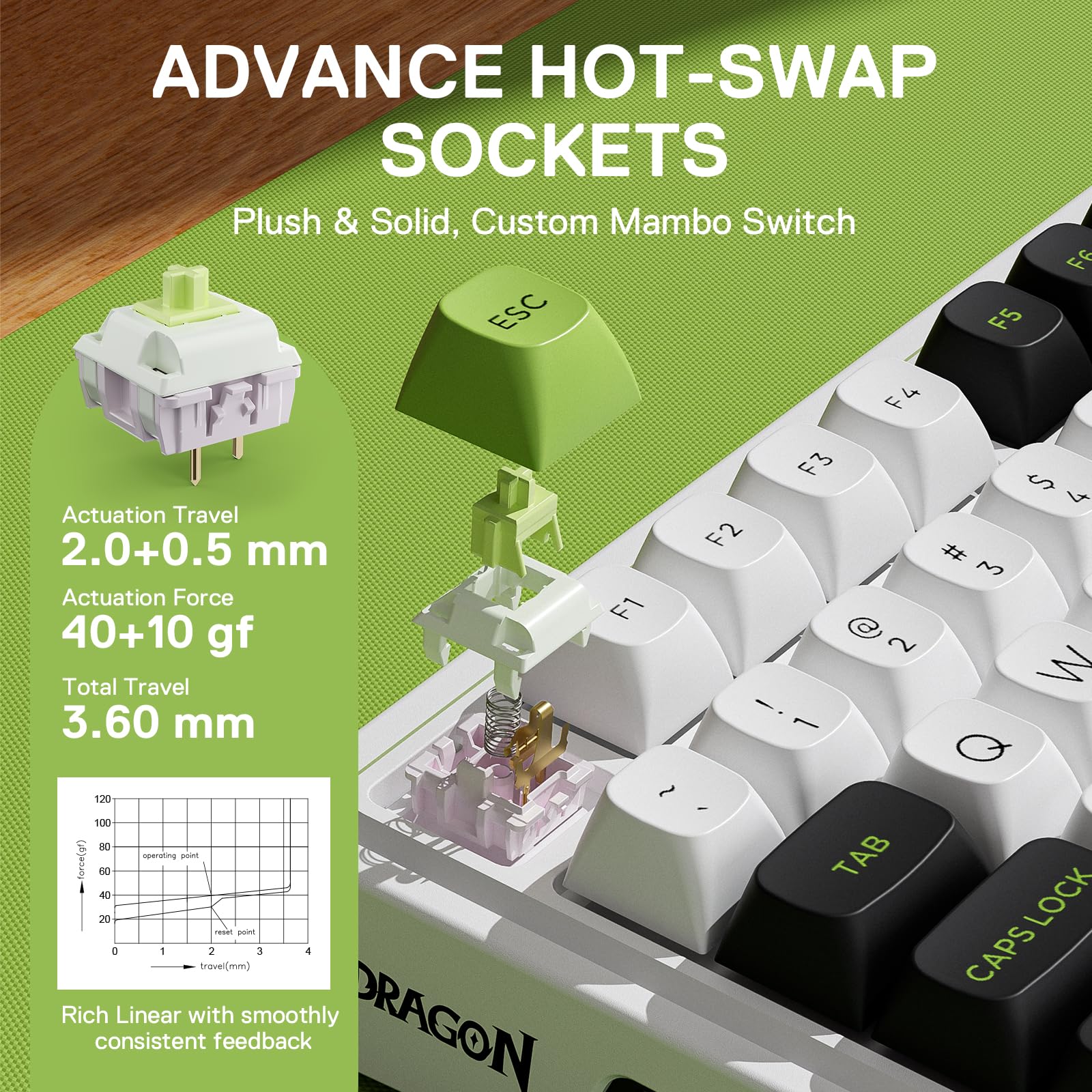 Foto 5 pulgar | Teclado Para Juegos Redragon K686 Pro 98 Teclas Rgb Inalámbrico - Venta Internacional.