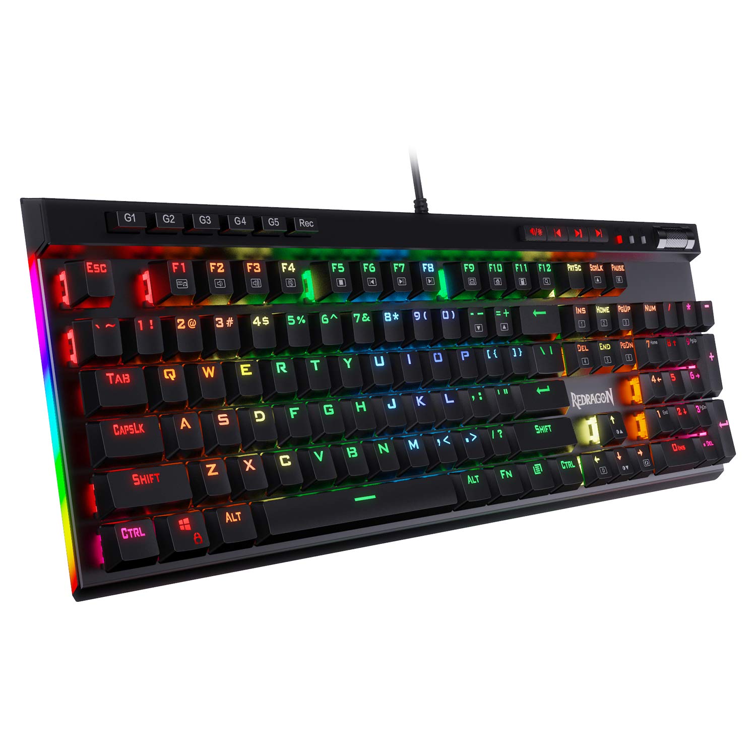Teclado Mecánico Para Juegos Redragon K580 Vata Rgb Led - Venta Internacional.