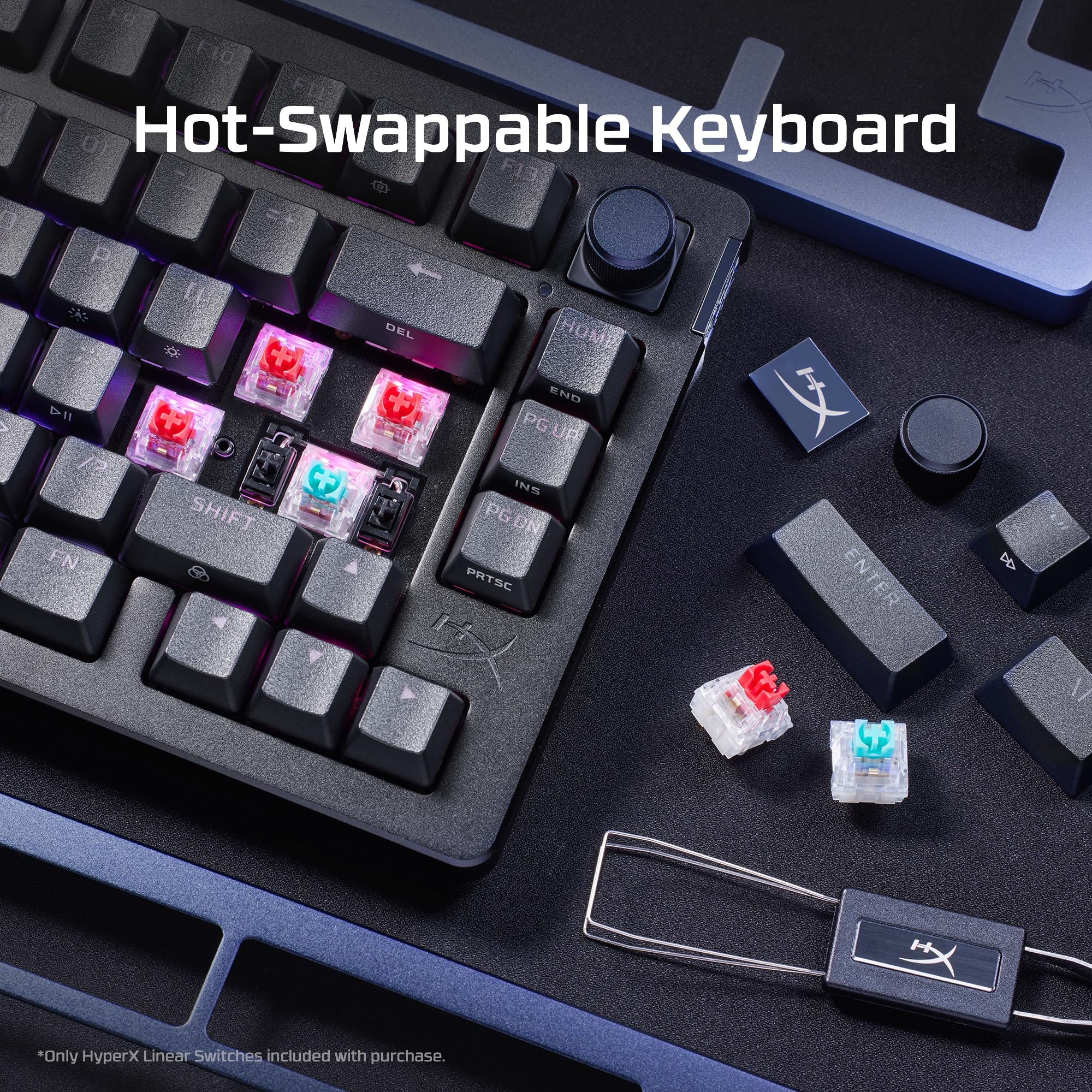 Foto 4 pulgar | Teclado Mecánico Para Juegos Hyperx Alloy Rise Intercambiable En Caliente - Venta Internacional.