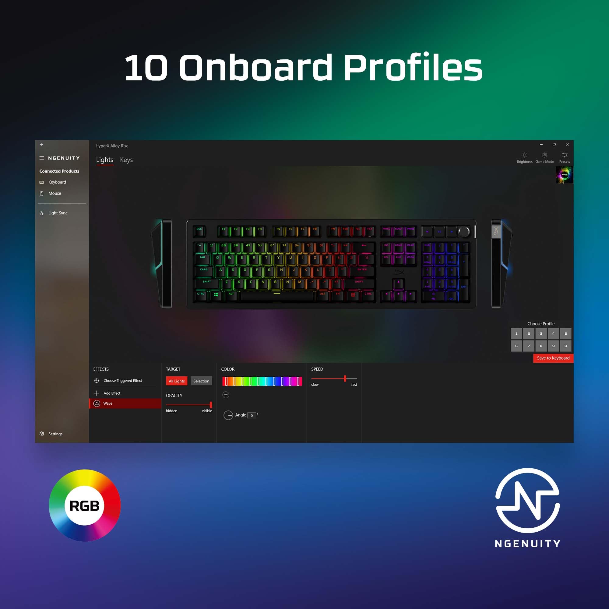 Foto 7 pulgar | Teclado Mecánico Para Juegos Hyperx Alloy Rise Intercambiable En Caliente - Venta Internacional.