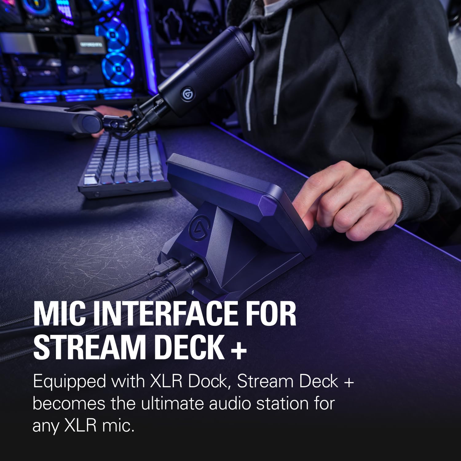 Foto 3 pulgar | Base Xlr Para Stream Deck Más Interfaz De Micrófono Elgato Xlr A Usb - Venta Internacional.