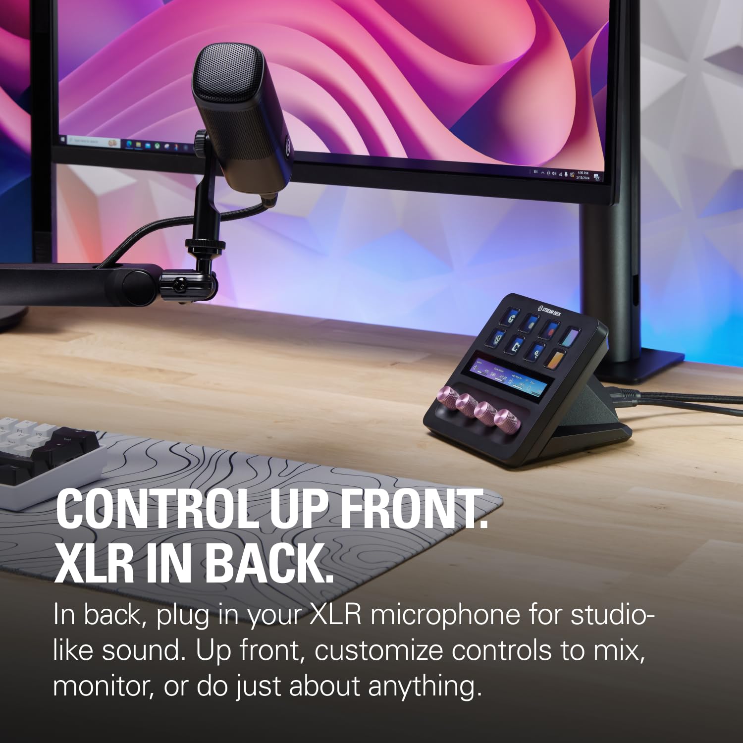 Foto 7 pulgar | Base Xlr Para Stream Deck Más Interfaz De Micrófono Elgato Xlr A Usb - Venta Internacional.