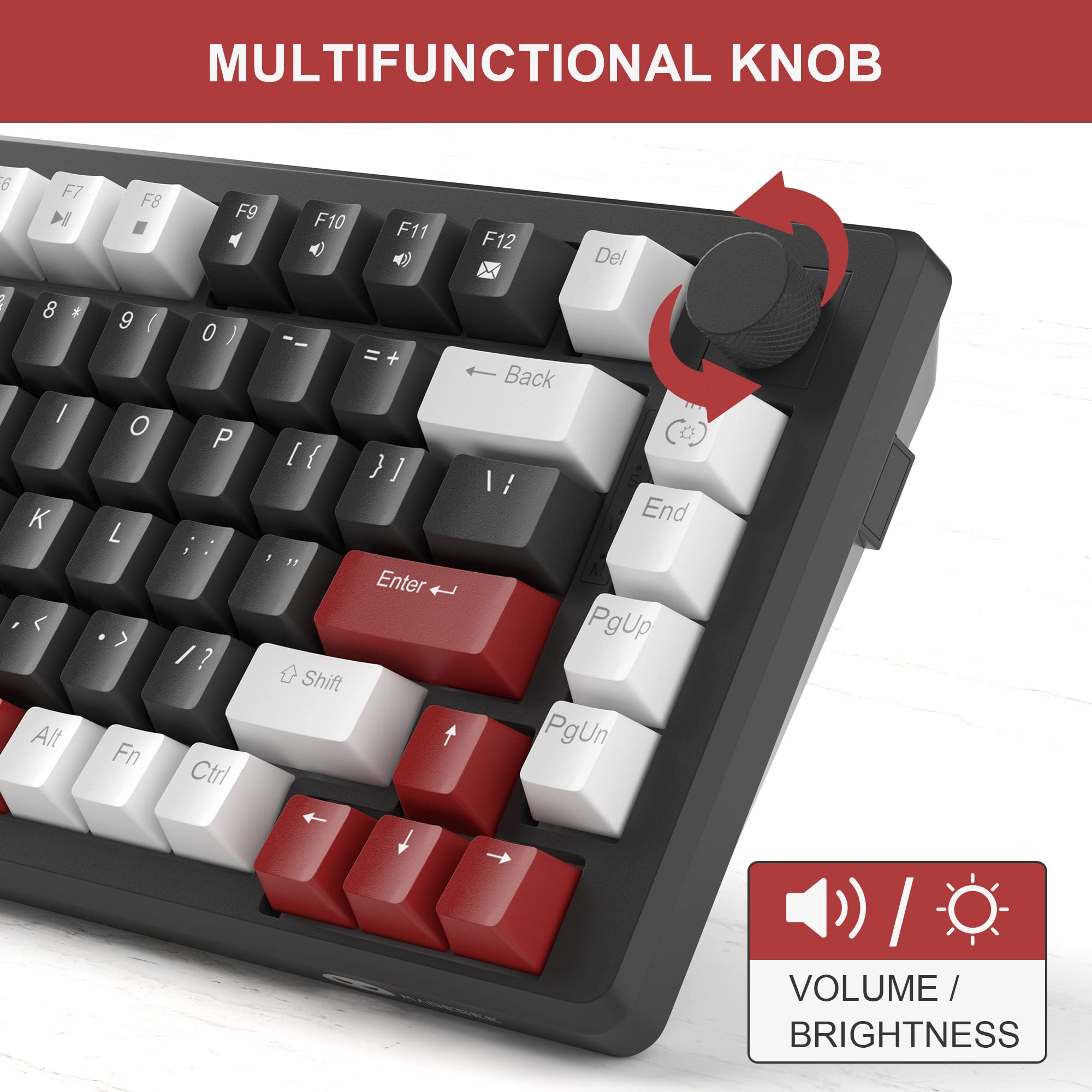 Foto 5 pulgar | Teclado Mecánico Para Juegos Magegee Star75 75% Con Interruptores Amarillos - Venta Internacional.