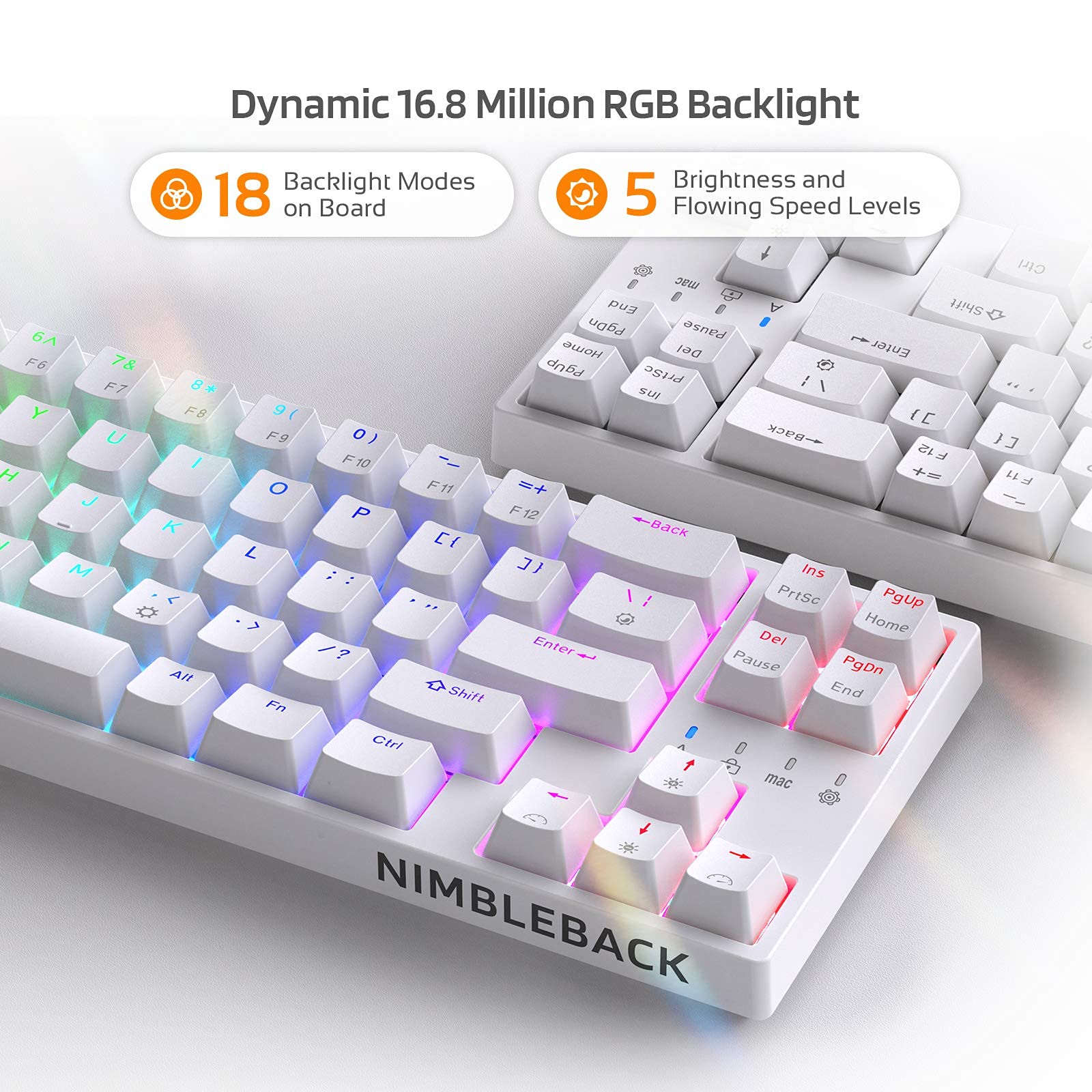 Foto 3 pulgar | Teclado Mecánico Ltc Nb681 Nimbleback 65% Rgb Brown Switch - Venta Internacional.