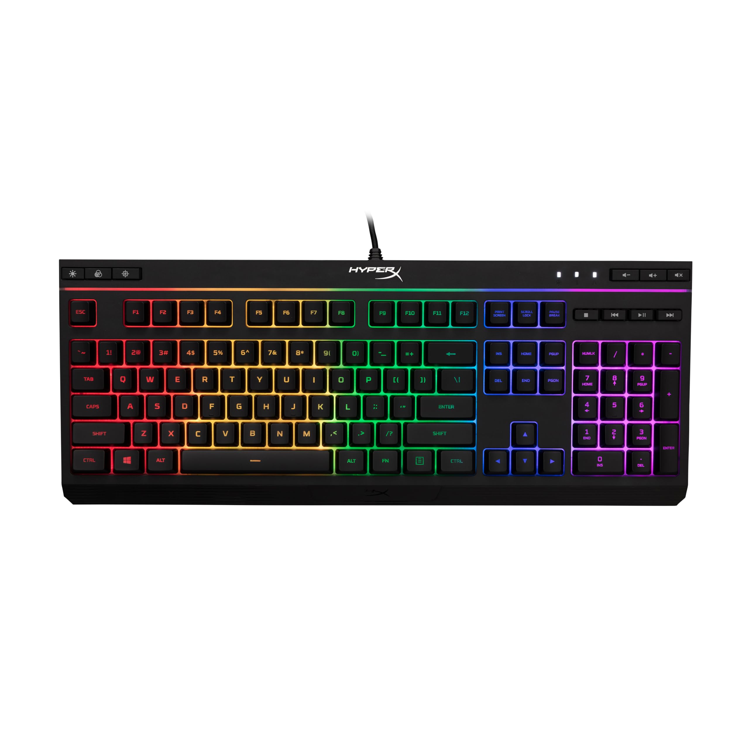 Foto 1 | Teclado Gaming Hyperx Alloy Core Rgb Membrane Black - Venta Internacional.