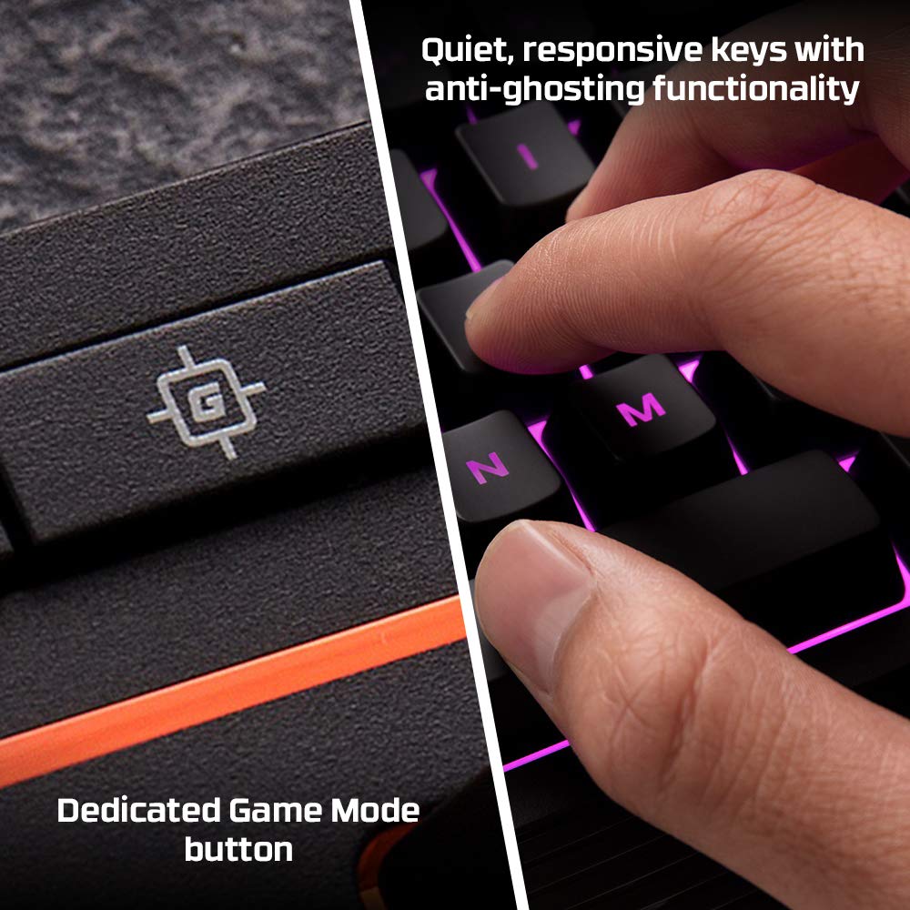 Foto 5 pulgar | Teclado Gaming Hyperx Alloy Core Rgb Membrane Black - Venta Internacional.